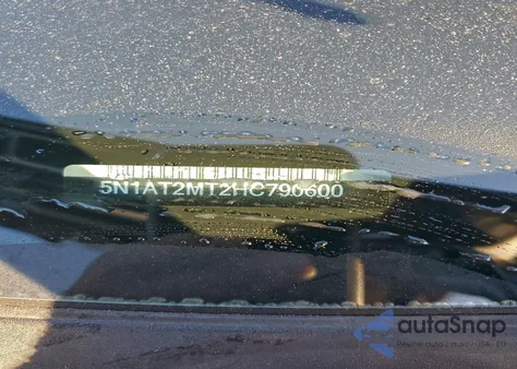 2017 Nissan Rogue S из США, поврежденный, VIN 5N1AT2MT2HC790600